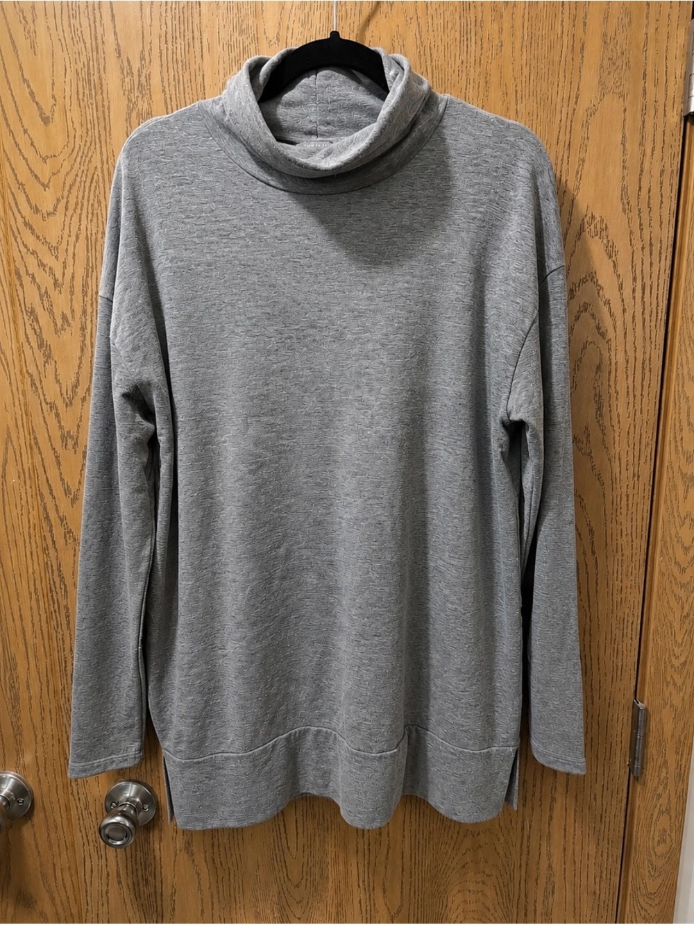 Falls Creek Gray Cowl Neck Tunic Top - Women’s Size Large